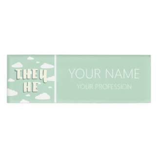 彼が言う緑の雲 名札