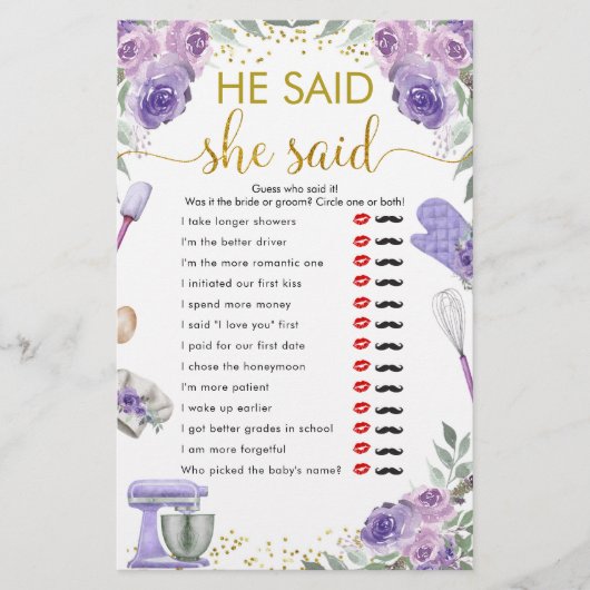 彼が言ったキッチンは紫のストック (正面)