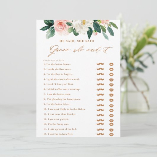 彼が言った桃と白のフローラ、彼女はゲームと言った 招待状 (スタンド正面)