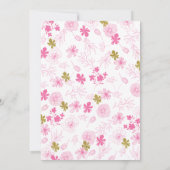 「彼が言った、彼女が言った」ブライダルシャワーの花のゲーム (裏面)