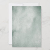 「彼が言った、彼女が言った」ユーカリのブライダルシャワーゲーム 招待状 (裏面)