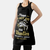 彼が食べ物を与え体重を減らしている力士を避けて エプロン (インサイチュ)