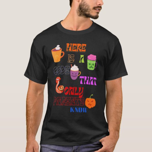彼だけが知っている親コード Tシャツ (正面)
