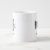 彼だけの特別なオリジナル ジャンボコーヒーマグカップ (正面)