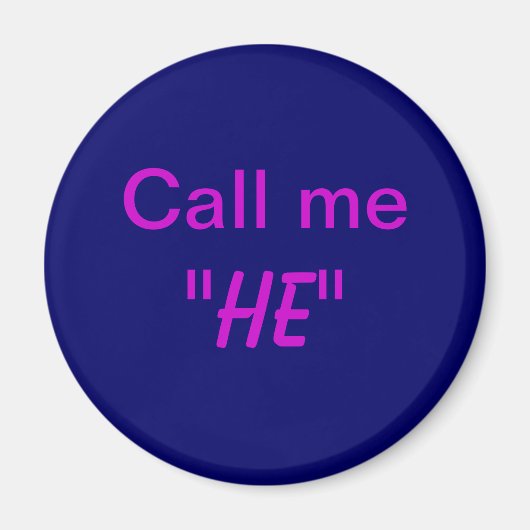 彼と呼ぶ マグネット (正面)