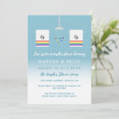 彼と彼のゲイカップルのシャワー 招待状 (スタンド正面)