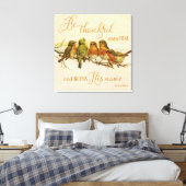 彼と彼の名賛美前に感謝する キャンバスプリント (インサイチュ (寝室))