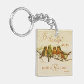 彼と彼の名賛美前に感謝する キーホルダー (正面左)