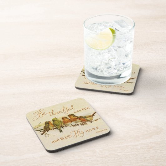 彼と彼の名賛美前に感謝する コースター (右側)