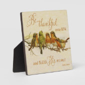 彼と彼の名賛美前に感謝する フォトプラーク (正面)