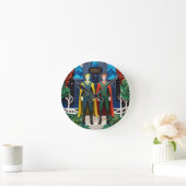 彼と彼の結婚記念日の大時計 ラウンド壁時計 (ホーム)