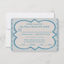 彼と彼の青いオックスフォードのピンストライプ 出欠カード