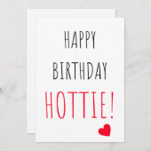 彼と彼女のかわいいハッピーバースデーカード シーズンカード (正面/裏面)