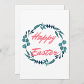 彼と彼女のためのハッピーイースターカード シーズンカード (正面/裏面)