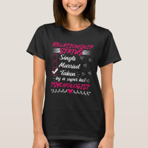 彼と彼女のアイディア心理学者の人間関係状態 Tシャツ