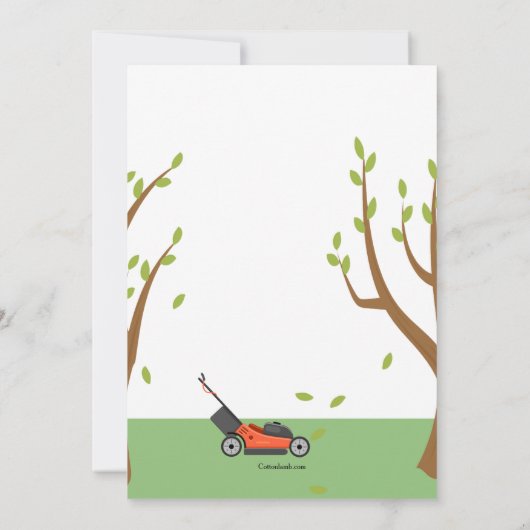 彼と彼女のウェディングシャワー 招待状 (裏面)