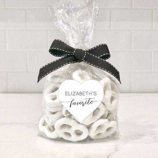 彼と彼女のカスタムお気に入りのウェディングキャンディ ハートシール