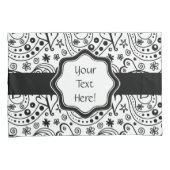 彼と彼女のパーソナライズされたハートは柄が好き 枕カバー (正面右)