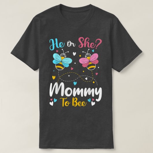 彼と彼女のママはジェンダーの護衛に行く Tシャツ (デザイン正面)