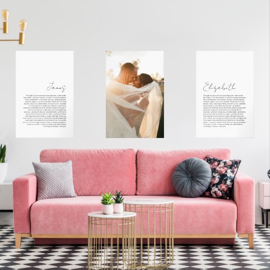 彼と彼女の結婚誓いのポートレート (リビング)