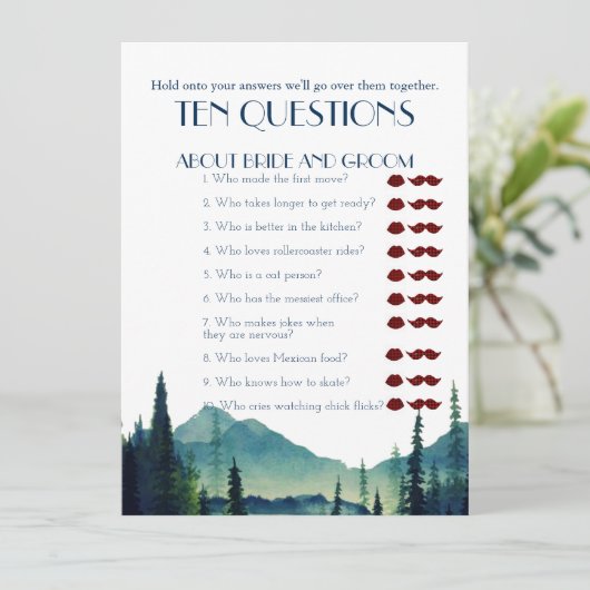 彼と彼女の10の質問結婚のゲーム (スタンド正面)