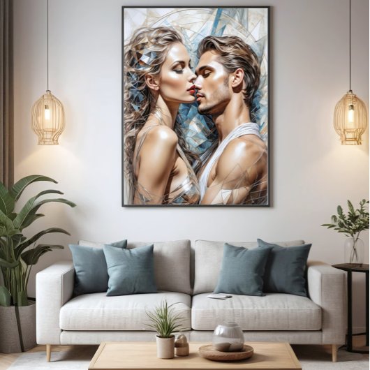 彼と彼女：ミニマルつながり ポスター