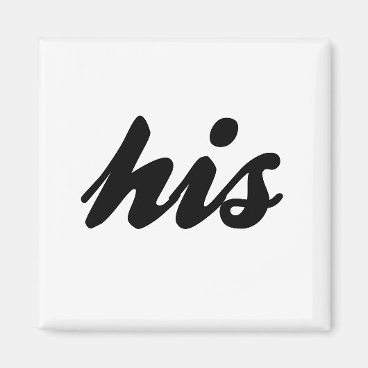 彼と彼 – .png マグネット (正面)