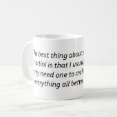 彼なしでどちらにしてもマグ コーヒーマグカップ (正面左)