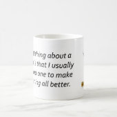 彼なしでどちらにしてもマグ コーヒーマグカップ (中央)