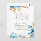 彼なしの賛美歌と聖句 ポストカード (正面/裏面)