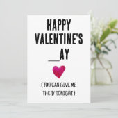 彼にとっておもしろい失礼でバレンタインデーのカード シーズンカード (スタンド正面)