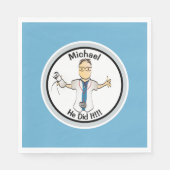 彼にとってブルードクター医師の医学卒業 スタンダードランチョンナプキン (正面)