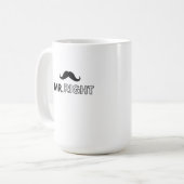 彼にとって右の完璧な出会いのカップル コーヒーマグカップ (正面左)