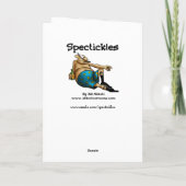 彼にとって周年記念ユーモアあいさつカード カード (裏面)