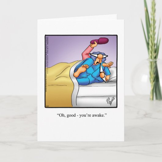 彼にとって周年記念ユーモアあいさつカード カード (正面)