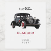 彼にとって歳クラシックではなくカスタム誕生日年 ワインラベル (シングルラベル)