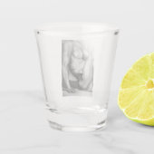 彼にとって男らしはヌード男性モデル ショットグラス (裏面)