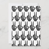 彼にとって2歳のハロウィン誕生日 招待状 (裏面)