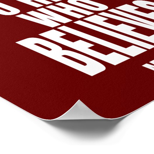 彼には万事あり得る信じ ポスター (角)