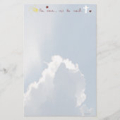 彼によってが上がったイエス・キリストであるイースター復活は上がりました 便箋 (正面)