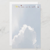 彼によってが上がったイエス・キリストであるイースター復活は上がりました 便箋 (正面/裏面)