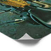 彼にオートバイの贈り物をする ポスター (角)