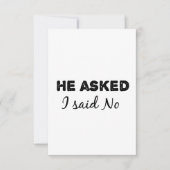 彼にプロポーズされたけど断った (正面)