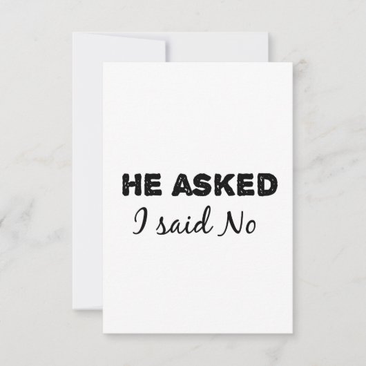 彼にプロポーズされたけど断った (正面)