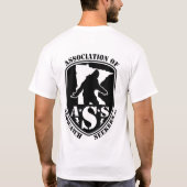 彼にミネソタ会いましたか。 Tシャツ (裏面)