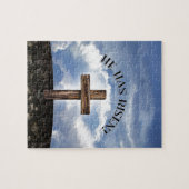 彼に上がった険しい十字の空があります ジグソーパズル (横)