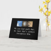 彼に会うことができます カード (黄色い花)