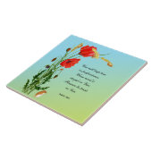 彼に保は完全に平和な聖句を授ける タイル (側面)