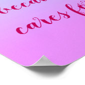 彼に全ての不安を投げ掛ける聖書引用文 ポスター (角)