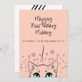 彼に対する幸せな一日( 誕生日)の挨拶 シーズンカード (正面/裏面)